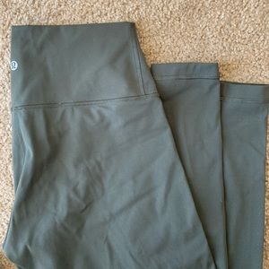 lululemon army green leggings